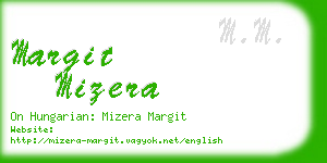 margit mizera business card